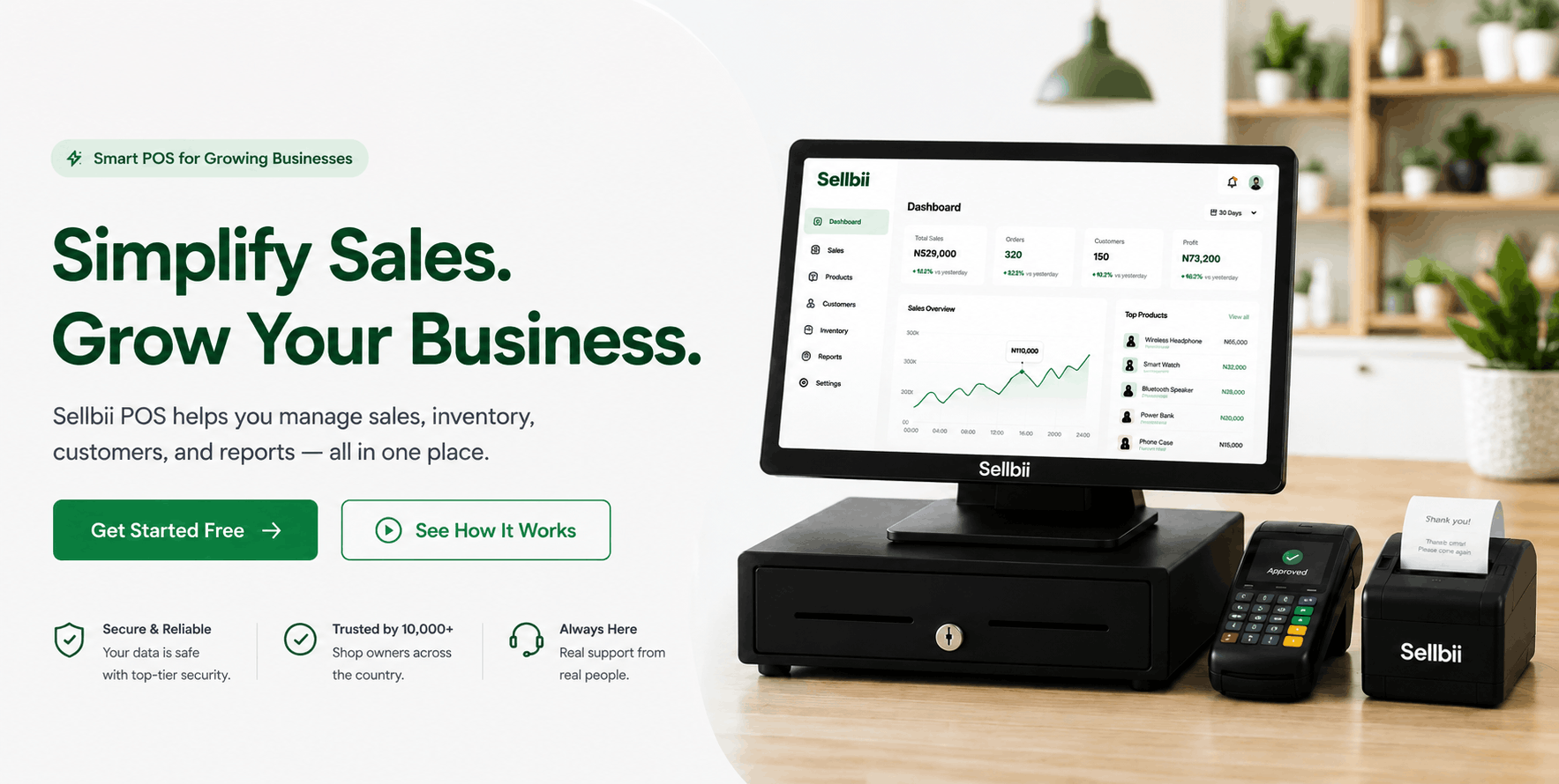 Sellbii POS — India's best billing software for garment shops