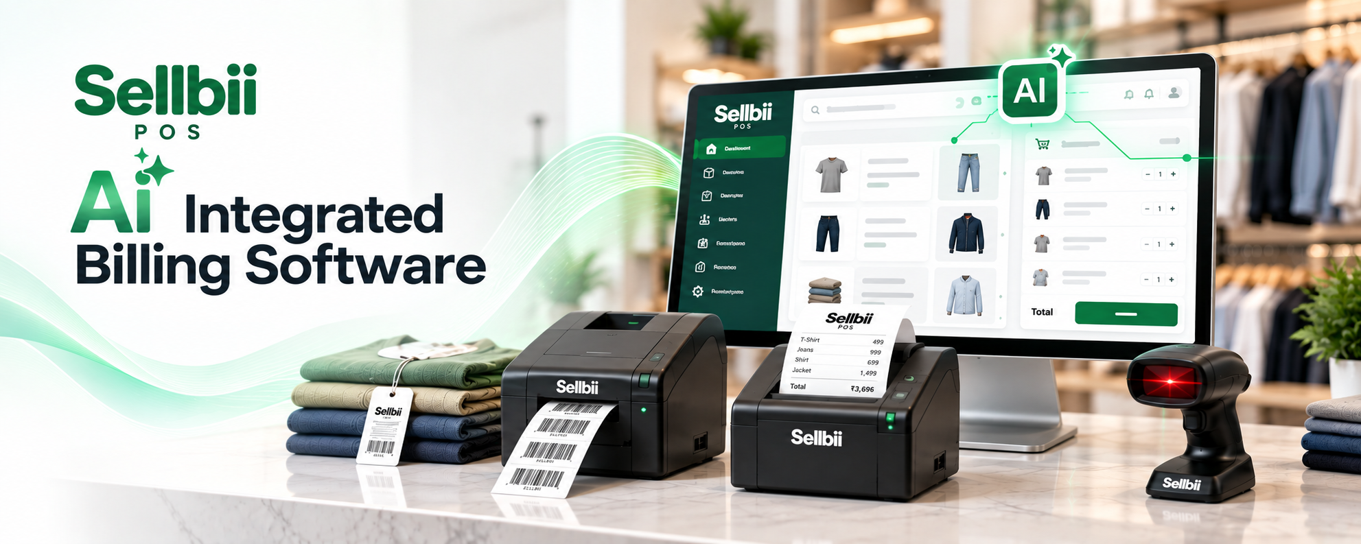 Sellbii POS — India's best billing software for garment shops