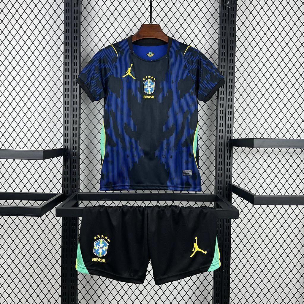 Conjunto infantil Brasil azul estampado, foto 1