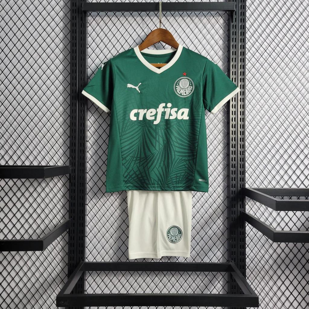 Conjunto infantil Palmeiras verde e branco, foto 1
