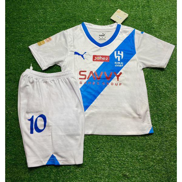 Conjunto infantil Al-Hilal branco e azul, foto 1
