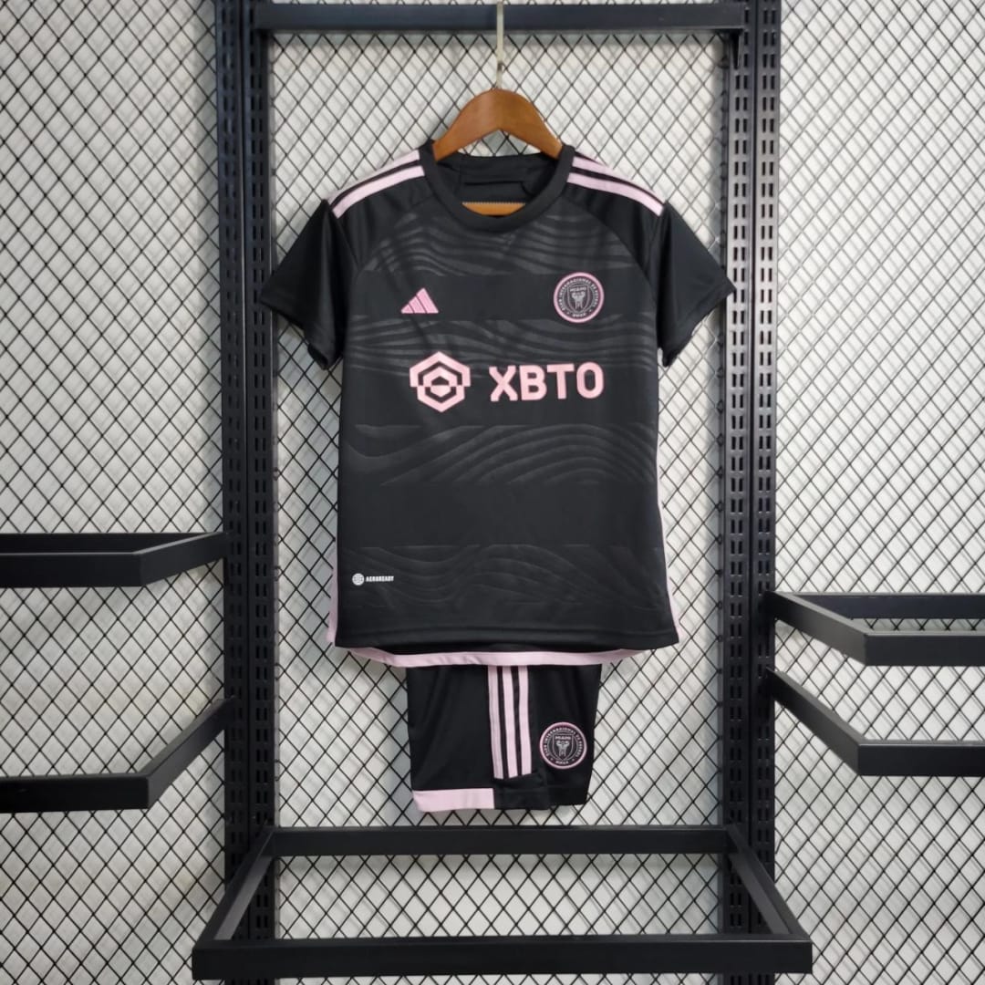 Conjunto infantil Inter Miami preto Messi 10, foto 1