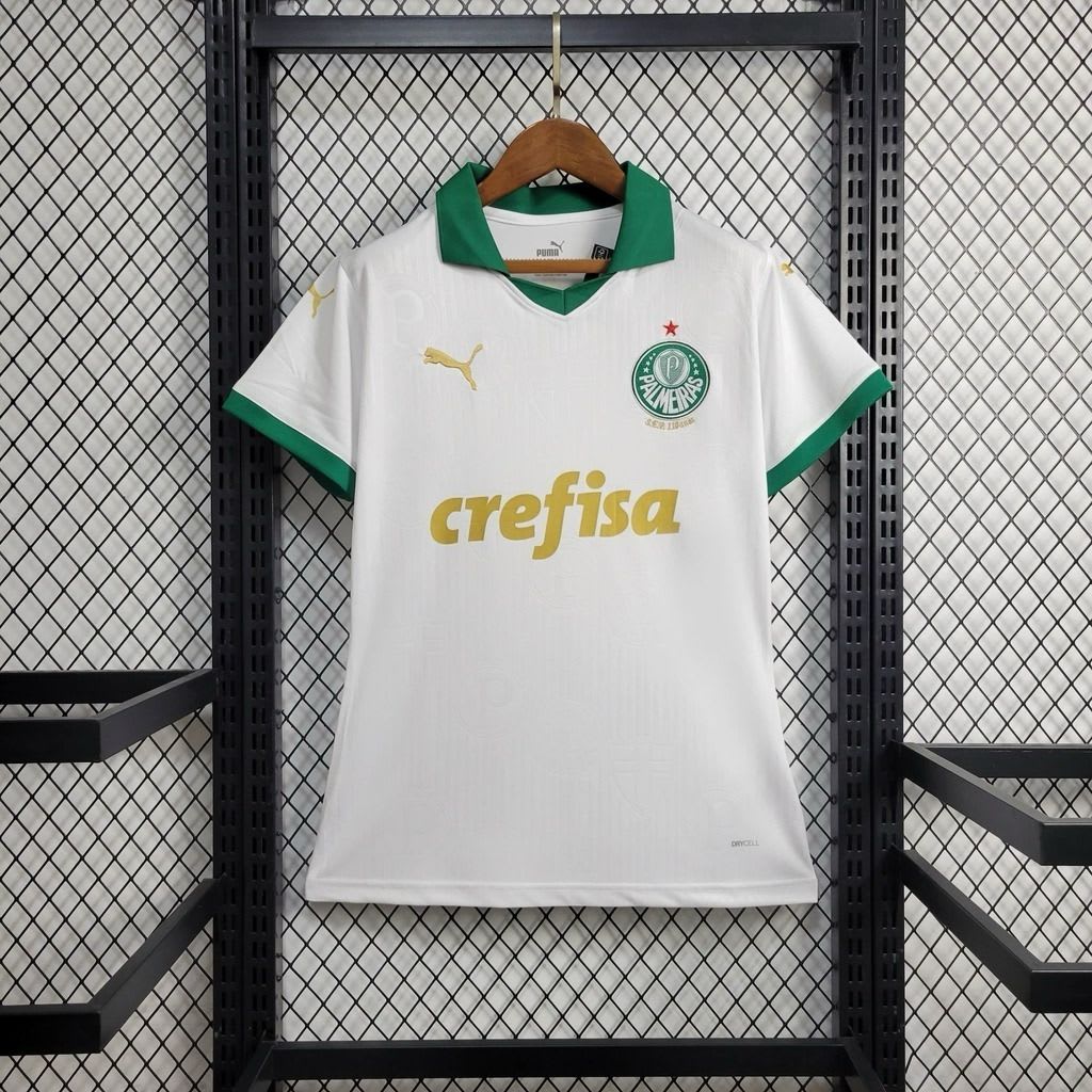 Camisa feminina Palmeiras branca e verde, foto 1