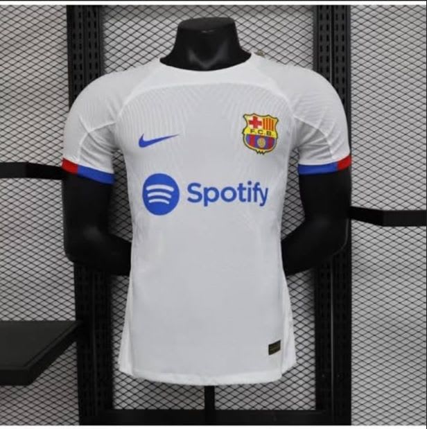 Camisa Barcelona branca versão jogador, foto 1