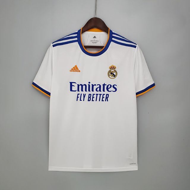 Camisa Real Madrid branca com detalhes azuis, foto 1