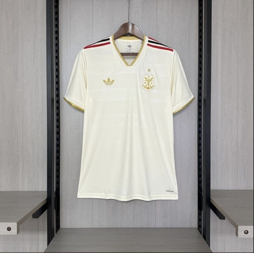 Camisa Flamengo creme e dourada, foto 1