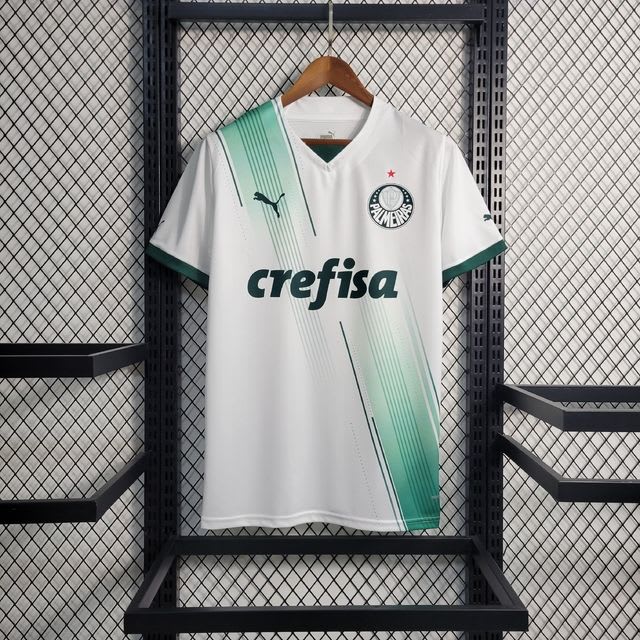 Camisa Palmeiras branca com faixa verde, foto 1