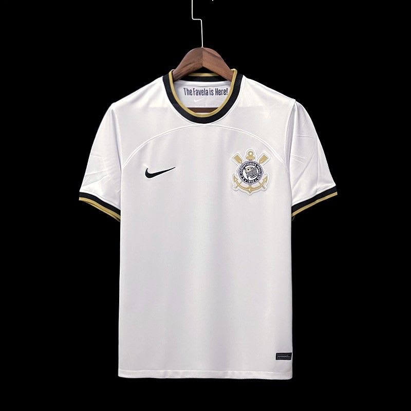 Camisa Corinthians branca com detalhes dourados, foto 1