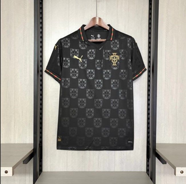 Camisa Portugal preta estampada, foto 1