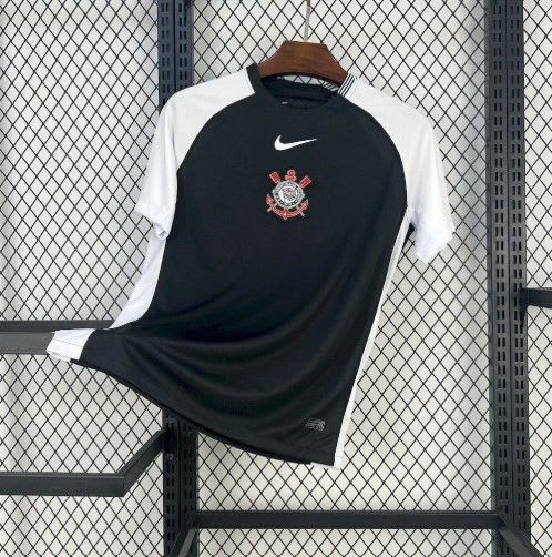 Camisa Corinthians preta com mangas brancas, foto 1