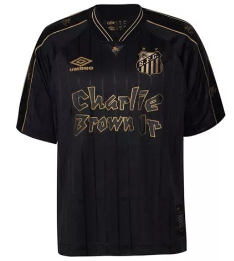 Camisa Santos preta Charlie Brown Jr., foto 1