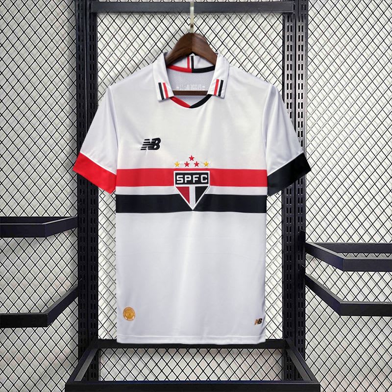 Camisa São Paulo branca com gola polo, foto 1