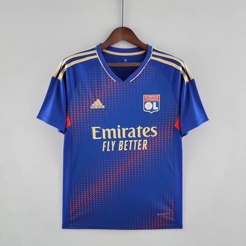 Camisa Lyon azul e vermelha, foto 1
