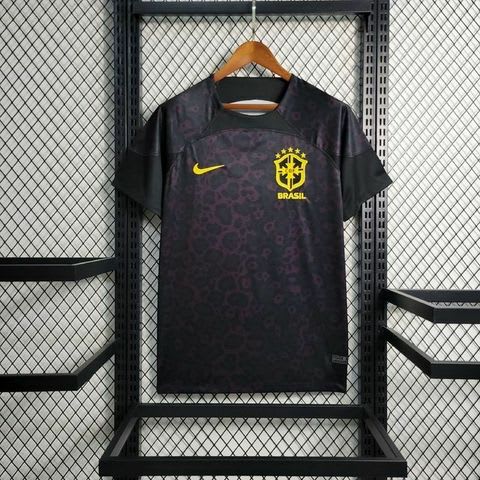 Camisa Brasil preta estampada, foto 1