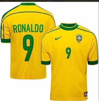 Camisa Brasil amarela Ronaldo 9, foto 1
