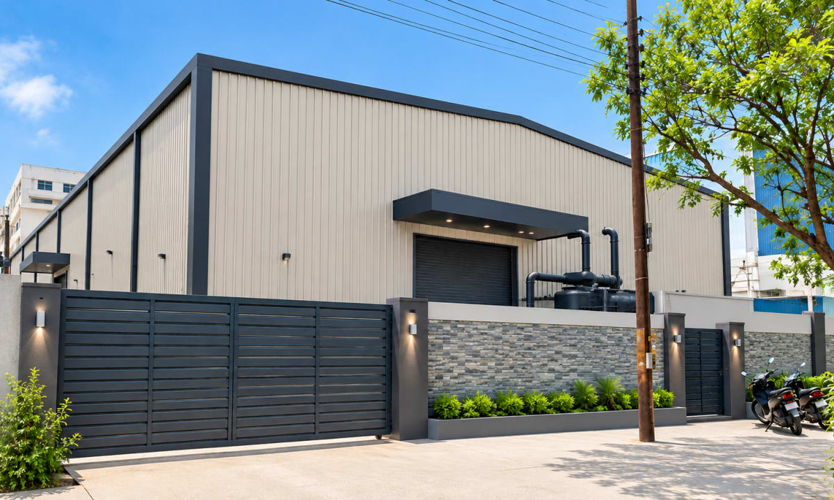 1,000 Sq.Mtr. Industrial Shed in Hosiery Complex, Noida
