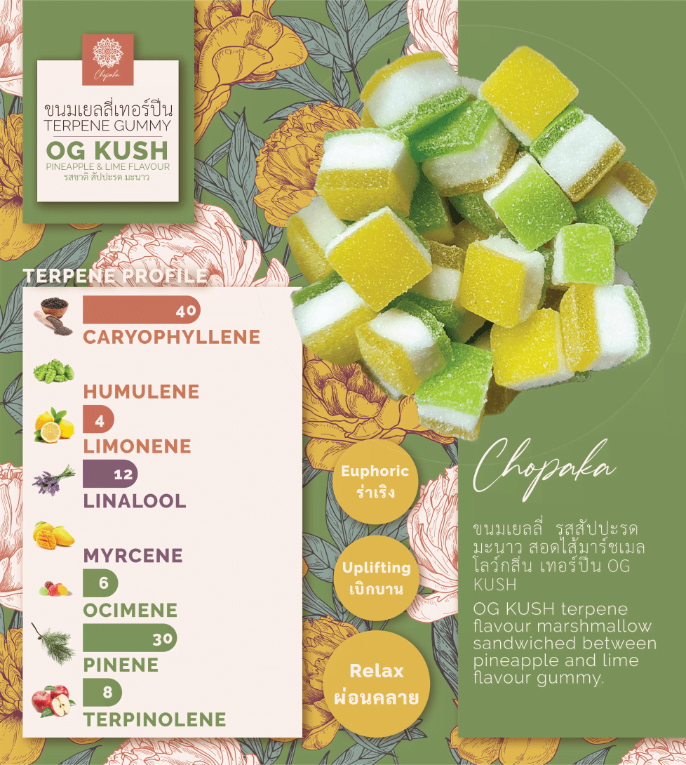 Chopaka_Terpene Gummy_detail-01 Chopaka_Terpene Gummy OG Kush_ขนมเยลลี่เทอร์ปีน OG Kush