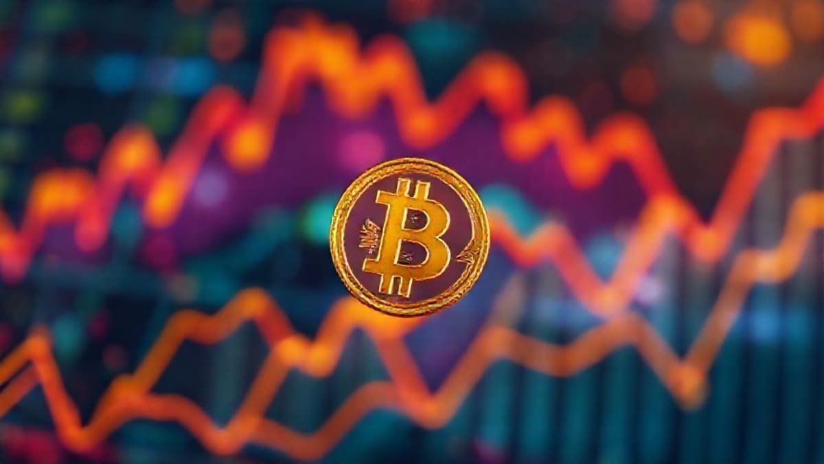 Visualizing Bitcoin's current underperformance amidst rallying global markets.