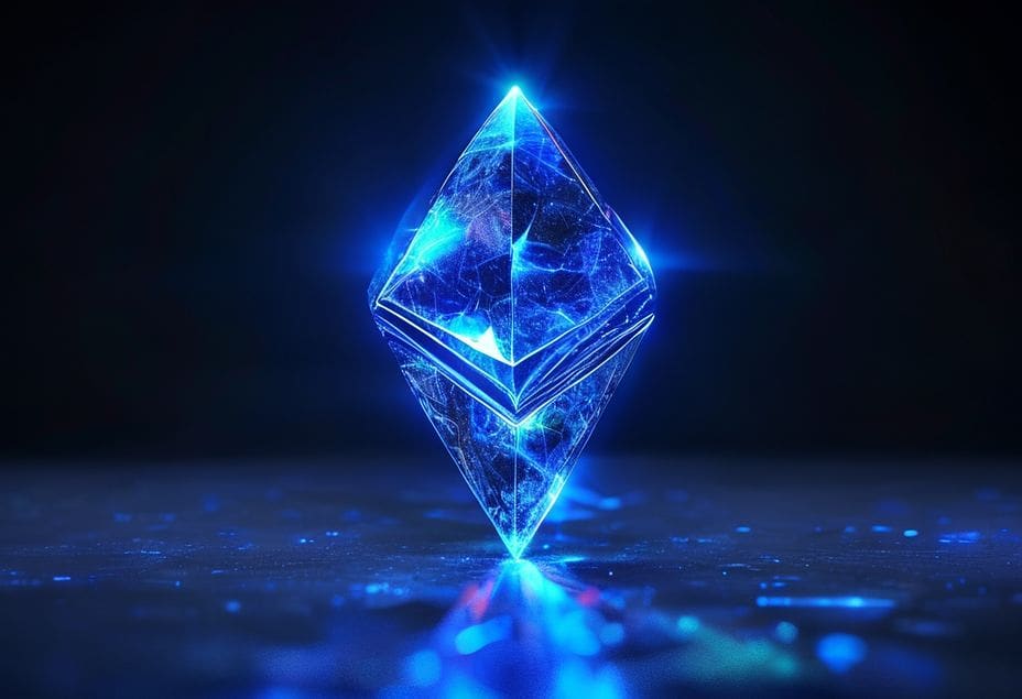 Ascending through a crystalline portal of innovation.