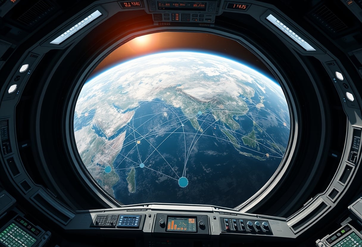 The emergence of a space-based financial layer suggests a definitive pivot toward orbital economic hegemony.