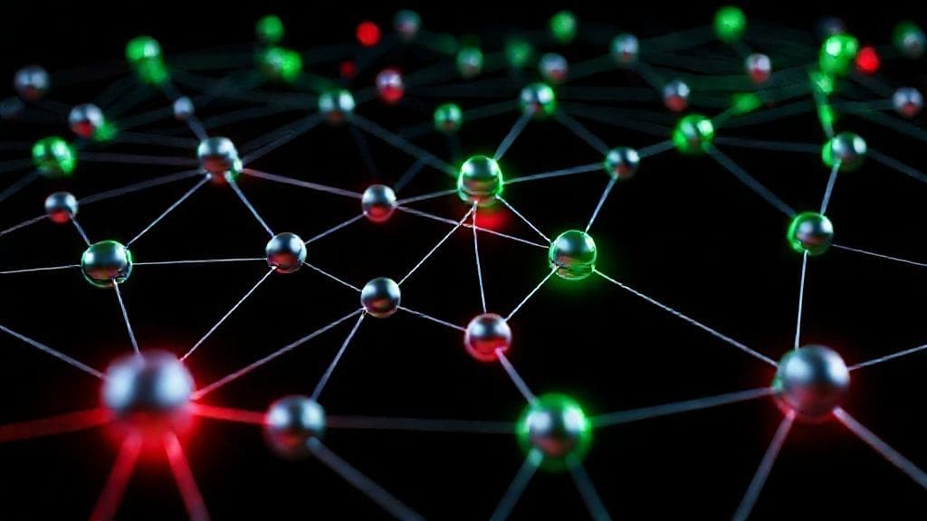 Visualizing a compromised network with elements of security.