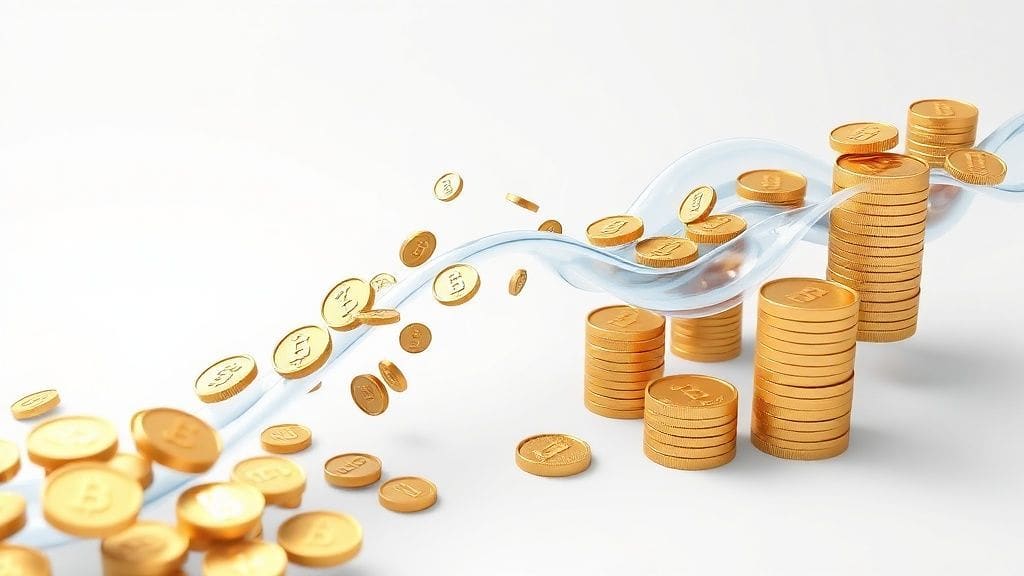 Visualizing the flow of small stablecoin transactions.