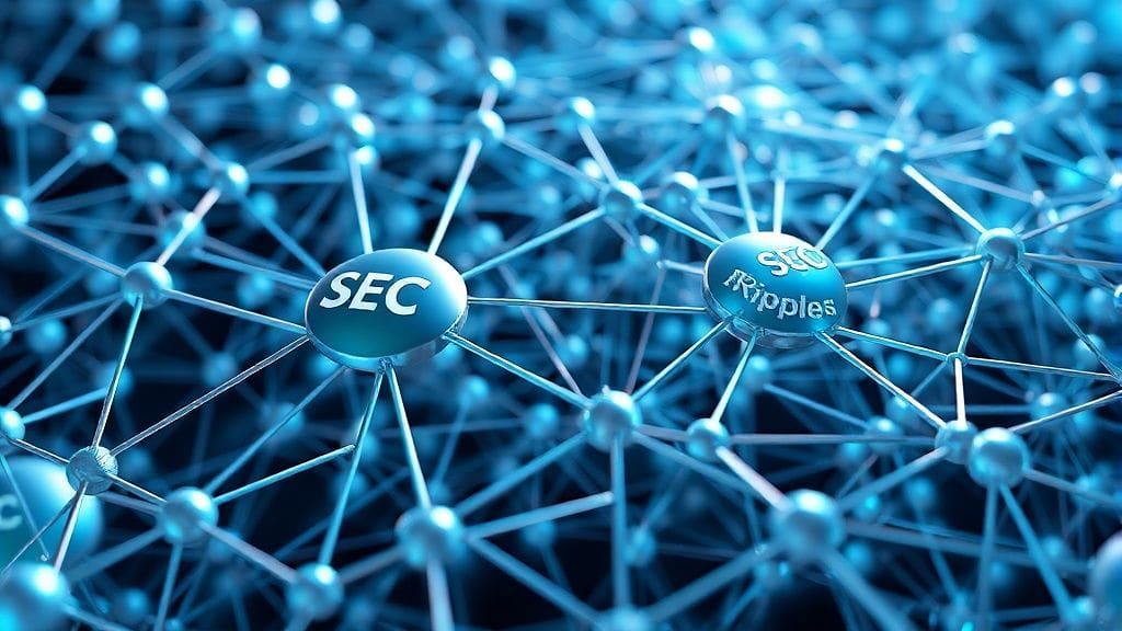 Visualizing the intricate legal and regulatory complexities at play in the crypto space.