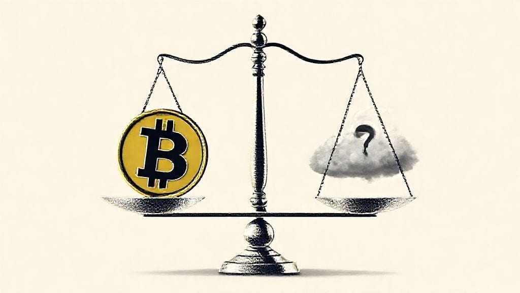 Representing the balance between potential melt-up and crash scenarios.