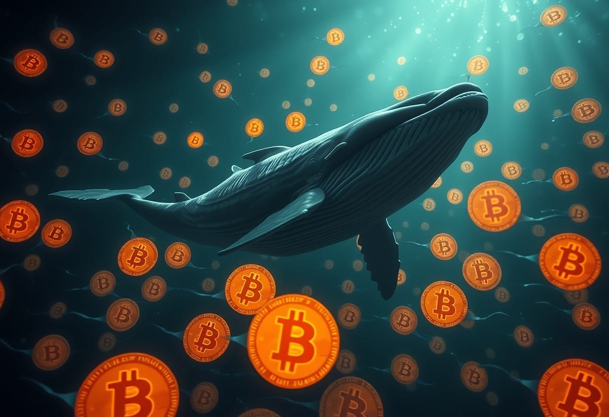 Intro: Observing massive whale entities accumulating Bitcoin.