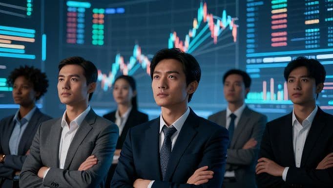 Middle 2: Highlighting veteran investors shifting gears and showing bullish sentiment.