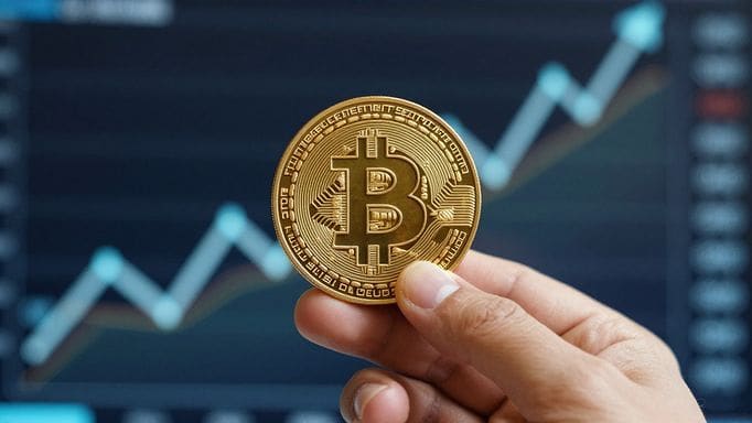 Chart Replacement: Visualizing the potential for Bitcoin's price to reach new heights.