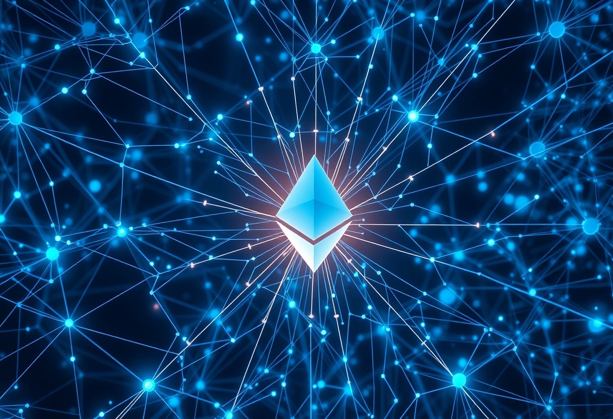 Visualizing Ethereum's intricate network infrastructure.