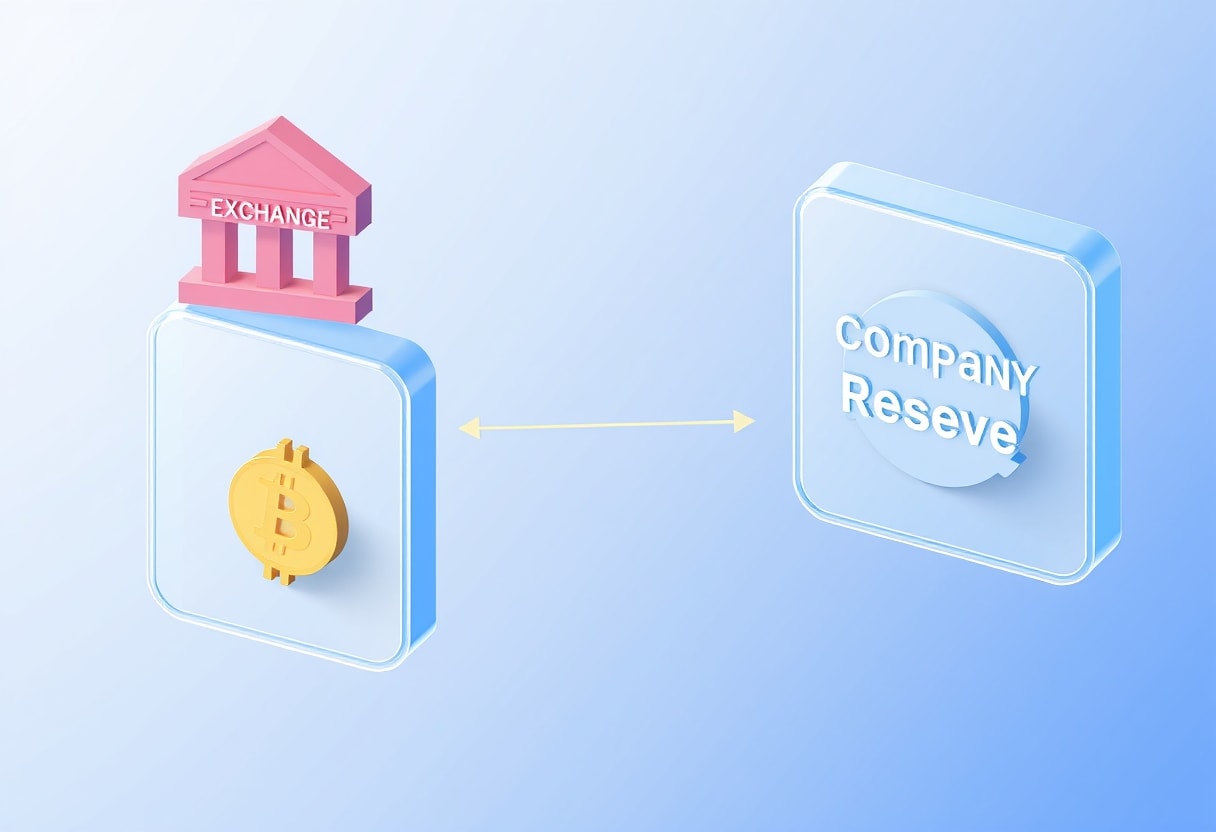 Facilitating a massive Bitcoin transfer from an exchange to a dedicated reserve.