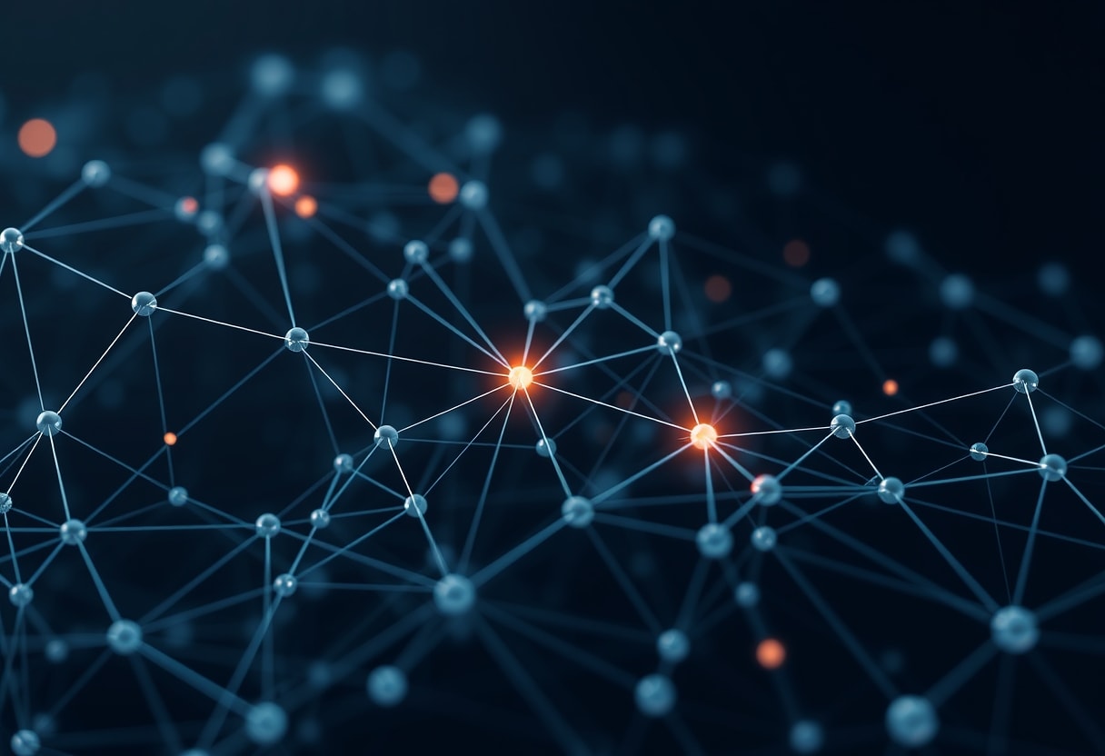 Visualizing the intricate accumulation patterns within the network.