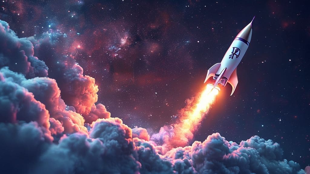 Representing the ambitious trajectory of XRP in 2026.