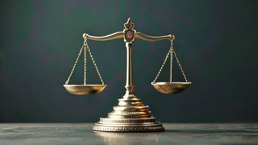 Depicting the balancing act of traditional finance and emerging digital asset classes.