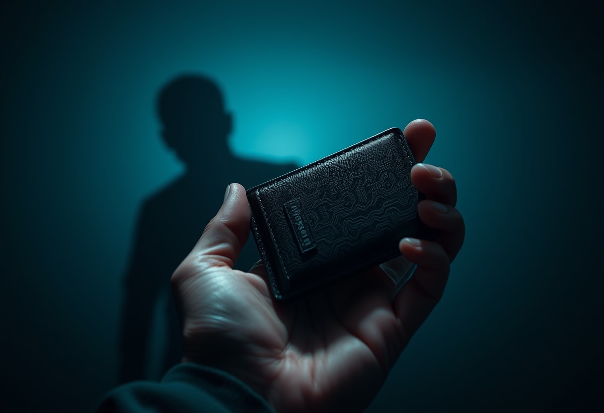 Holding a hardware wallet amidst rising physical risks.