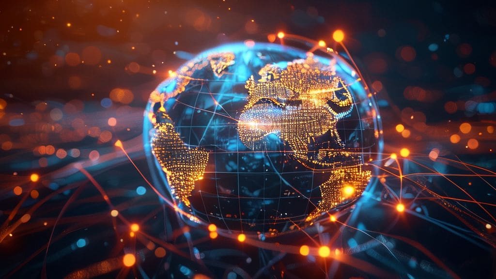 Illustrating the expansive reach and connectivity of exchange operations.