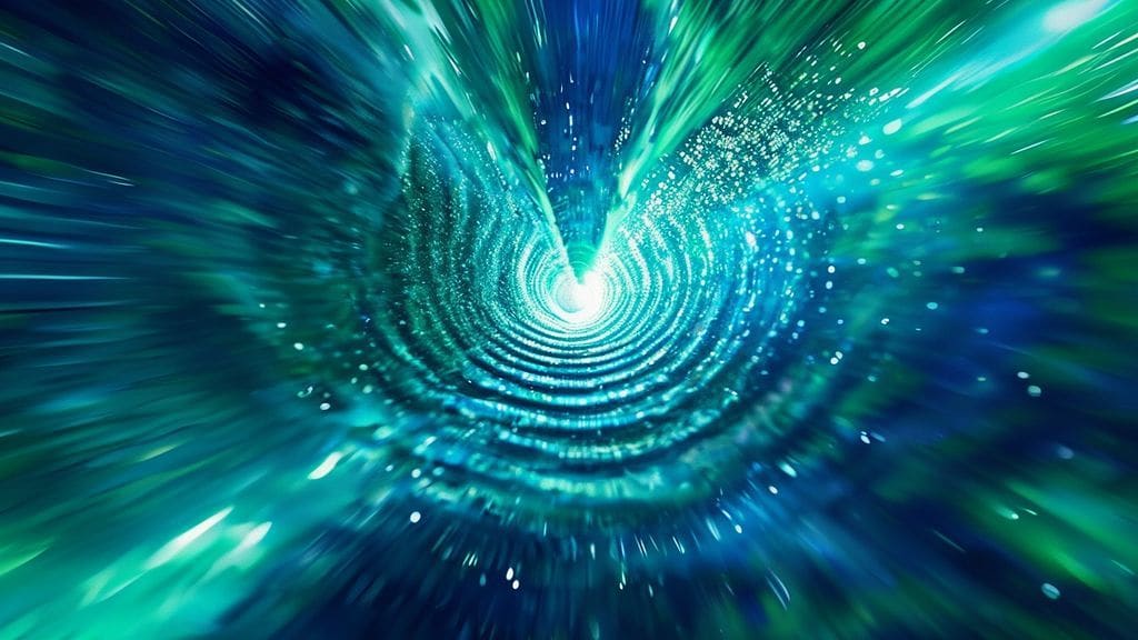 Visualizing the spreading positive impact of substantial XRP inflows across the crypto market, indicative of a price surge.