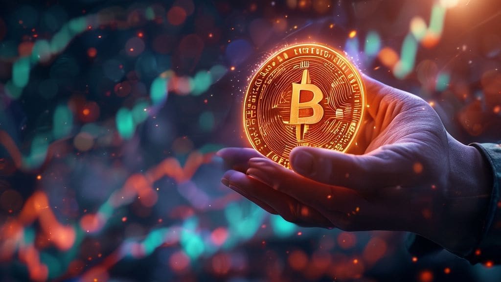 Holding a digital XRP token, representing the tangible value and market sentiment driving its recent 11% price increase.