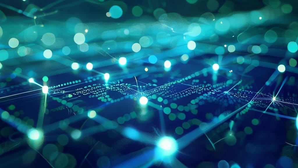 Visualizing the intricate flow of blockchain transactions.