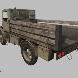 Game Ready WW2 Themed Utility Truck image 4