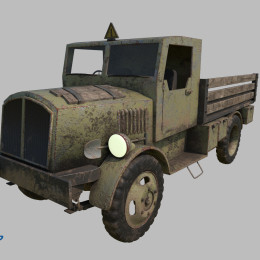 Game Ready WW2 Themed Utility Truck image 1