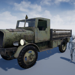 Game Ready WW2 Themed Utility Truck image 3