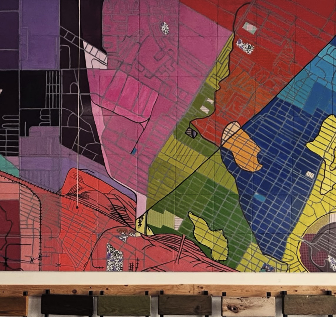 Collaborative mural done with the senior community between 2017. Assistant to the project led by Gurpreet Sehra, Master of Fine Arts from the University of Manitoba.