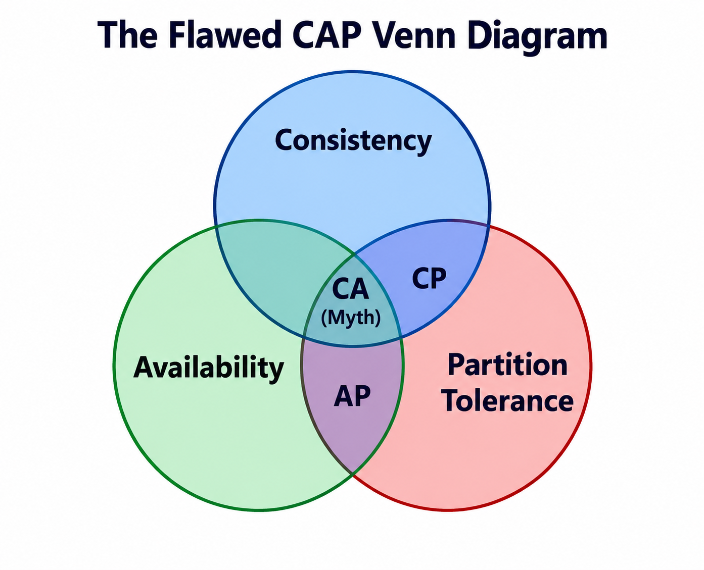 The Flawed CAP Venn Diagram