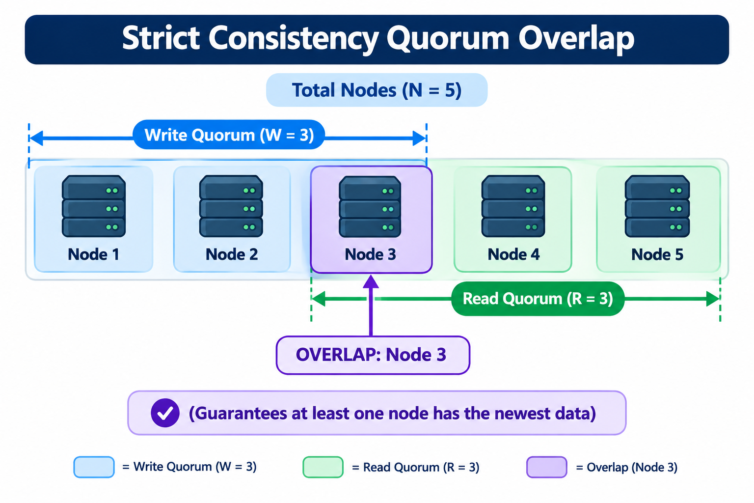 Strict Consistency Quorum Overlap