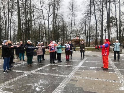 В воскресенском парке прошел спортивный мастер-класс