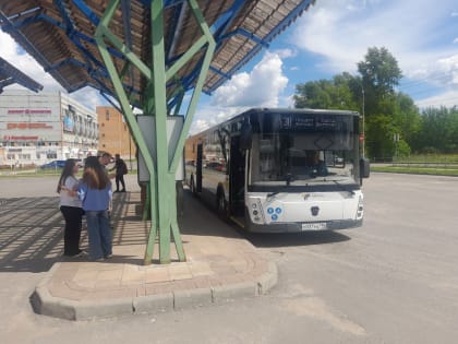 Новый автобус вышел на маршрут в Талдомском городском округе