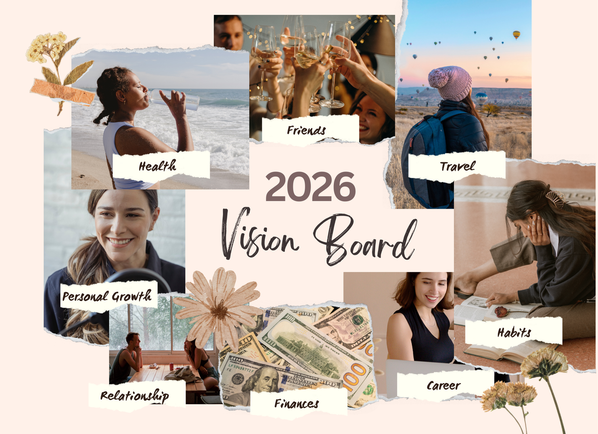 Canva vision board template